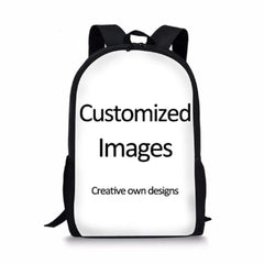 Skull Printing Men School Backpack for Boys Satchel Schoolbag