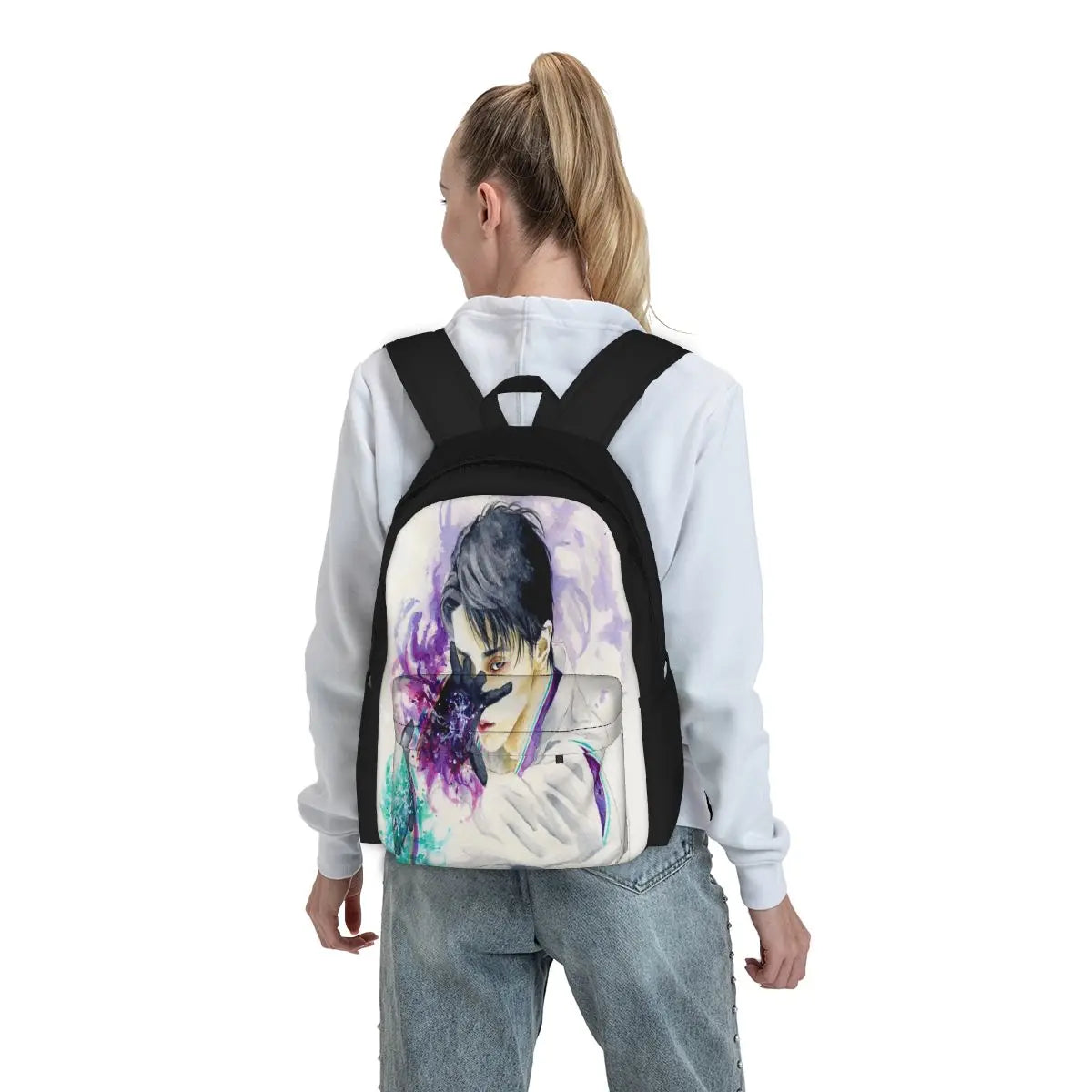 Yuzuru Hanyu Seimei Backpacks Men's Women's Kids Bag