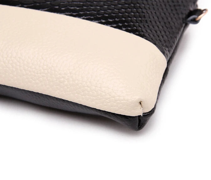 Women Split Leather Mini Clutch Shoulder Bag