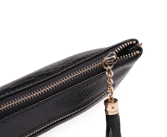 Women Split Leather Mini Clutch Shoulder Bag