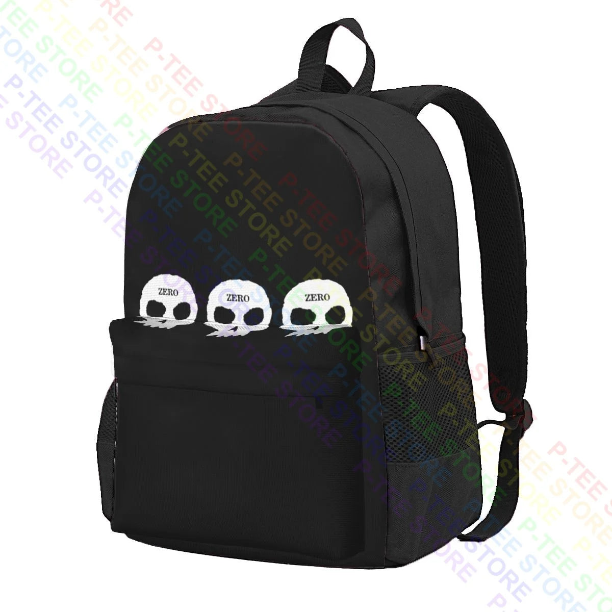 Zero Skateboards 3 Skull Large Capacity Backpack Print Shoe Bag