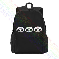 Zero Skateboards 3 Skull Large Capacity Backpack Print Shoe Bag