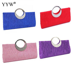 Elegant Rhinestone Evening Clutch Bag with Strap