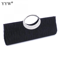 Elegant Rhinestone Evening Clutch Bag with Strap
