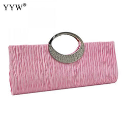 Elegant Rhinestone Evening Clutch Bag with Strap