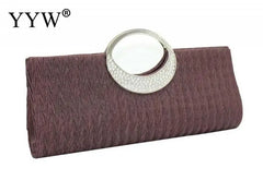 Elegant Rhinestone Evening Clutch Bag with Strap