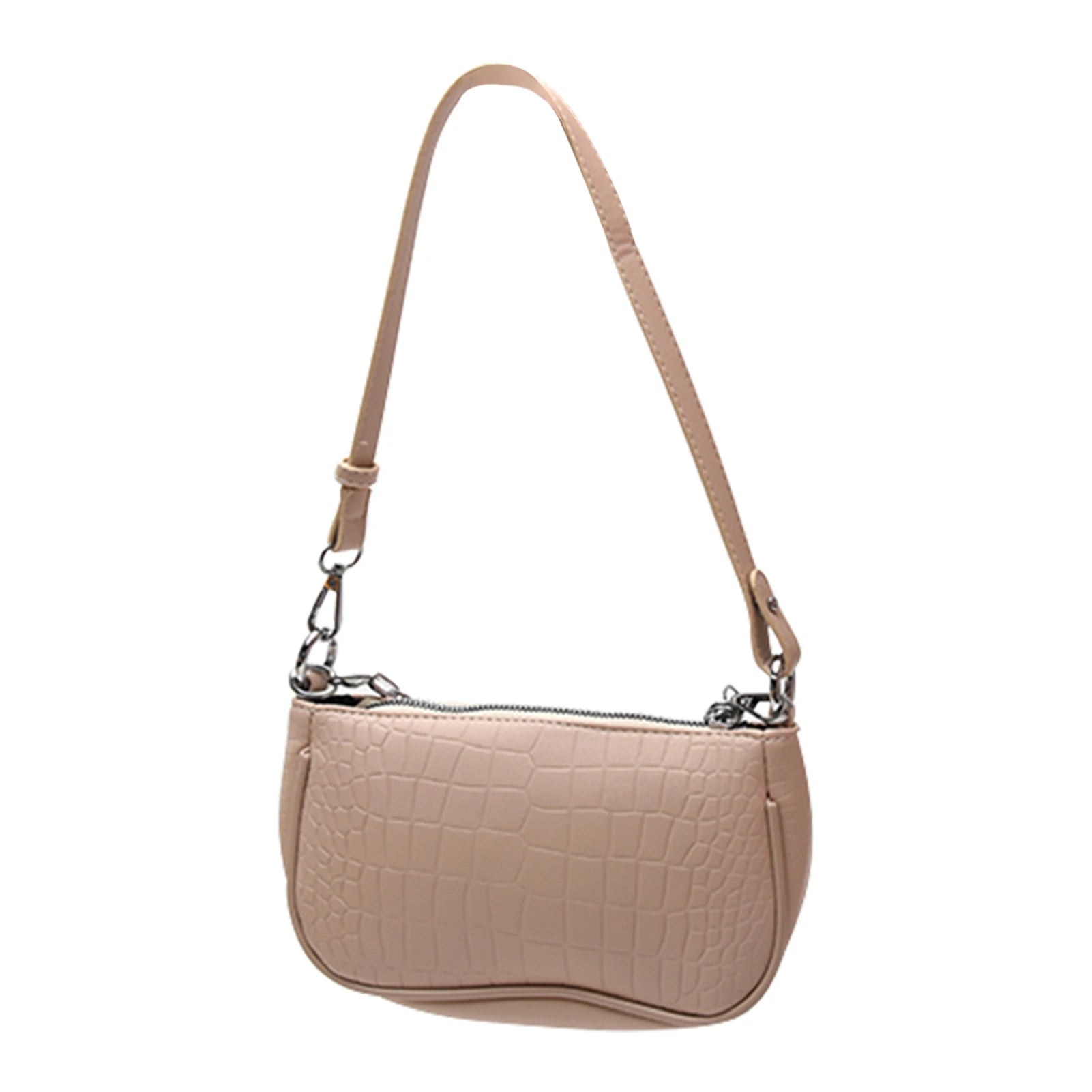 Small Retro Women Bag Handbag Chain Shoulder Street Travel Crocodile