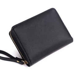 Zipper Tri-Fold Women's Wallet Short Multi-Card Money Clip