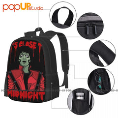 Zombie Michael Jackson Backpack Large Capacity Beach Gym Bag