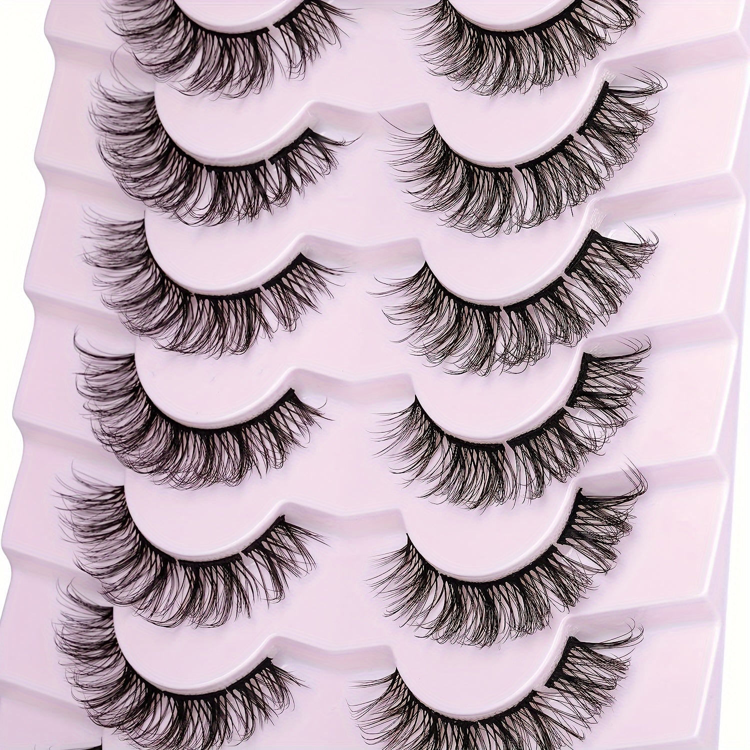 Natural Look 3D Individual Lashes 15mm Cluster Lash Extensions DIY Strip