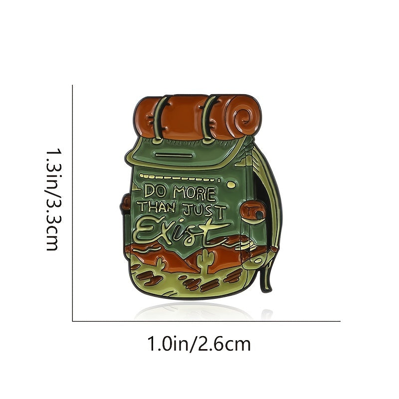 Hiking Backpack Brooch - Adventure Enthusiast Pin