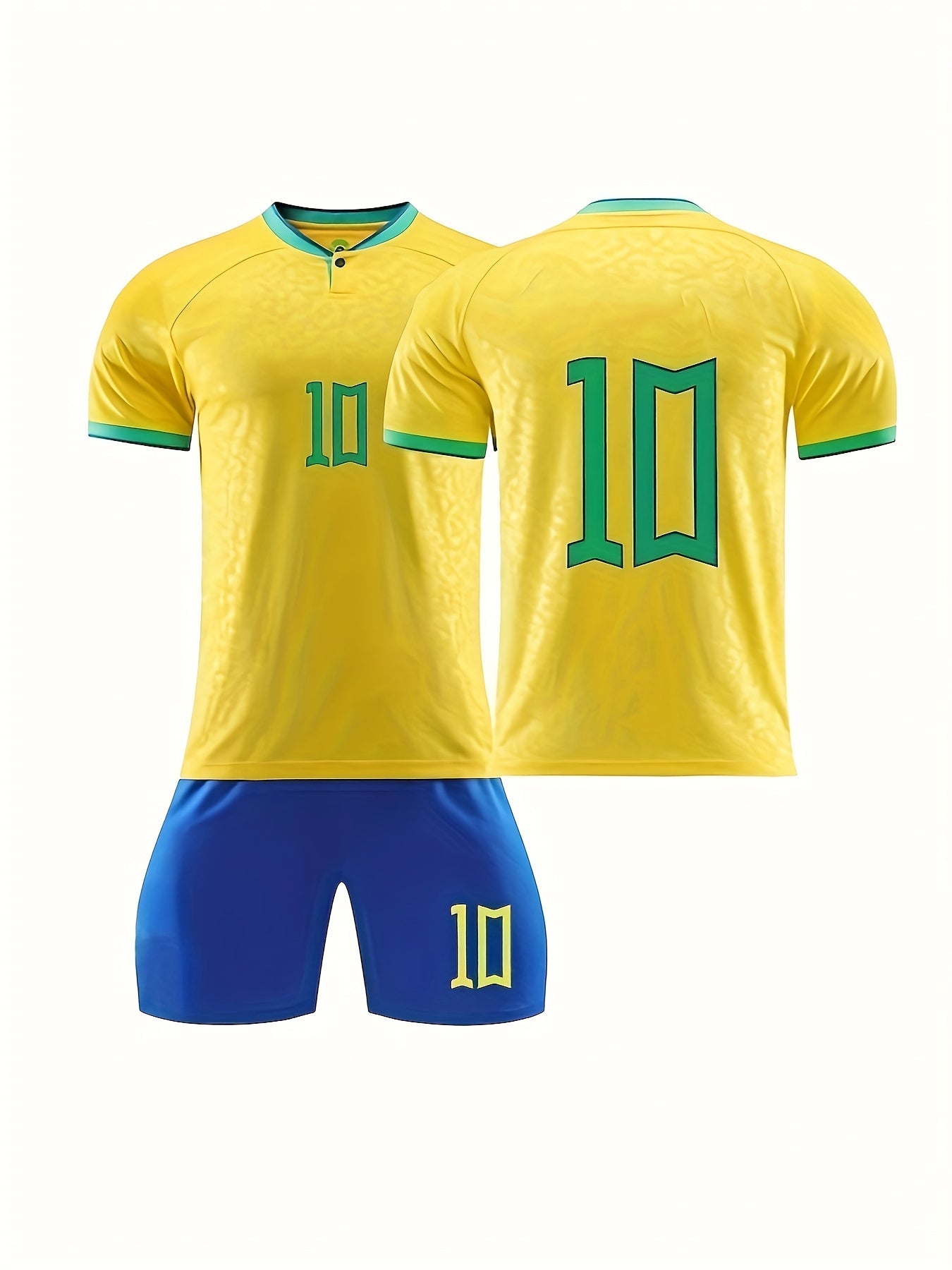 Kids Soccer Football Jersey Gift Set For Boys & Girls Soccer Practice