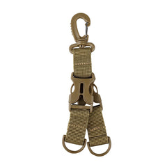 Keychain for Outdoor Camping Hiking with Nylon Webbing & Buckle
