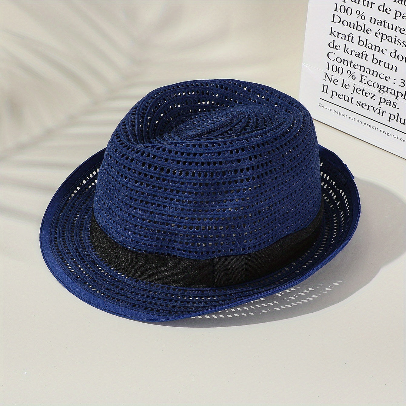 British Summer Men's Sun Hat Sun Protection Casual Top Hat