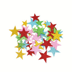 70pcs Colorful Glitter Stickers DIY Classroom Party Christmas Decor