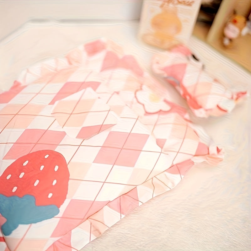 Mini Quilt & Pillow Set for 6-9in Dolls