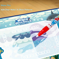 Kids Watercolor Canvas Doodle Painting Mat Toy