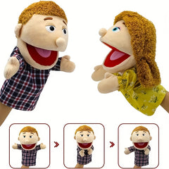 Interactive Plush Toy with Mouth Openings for Storytelling and Education