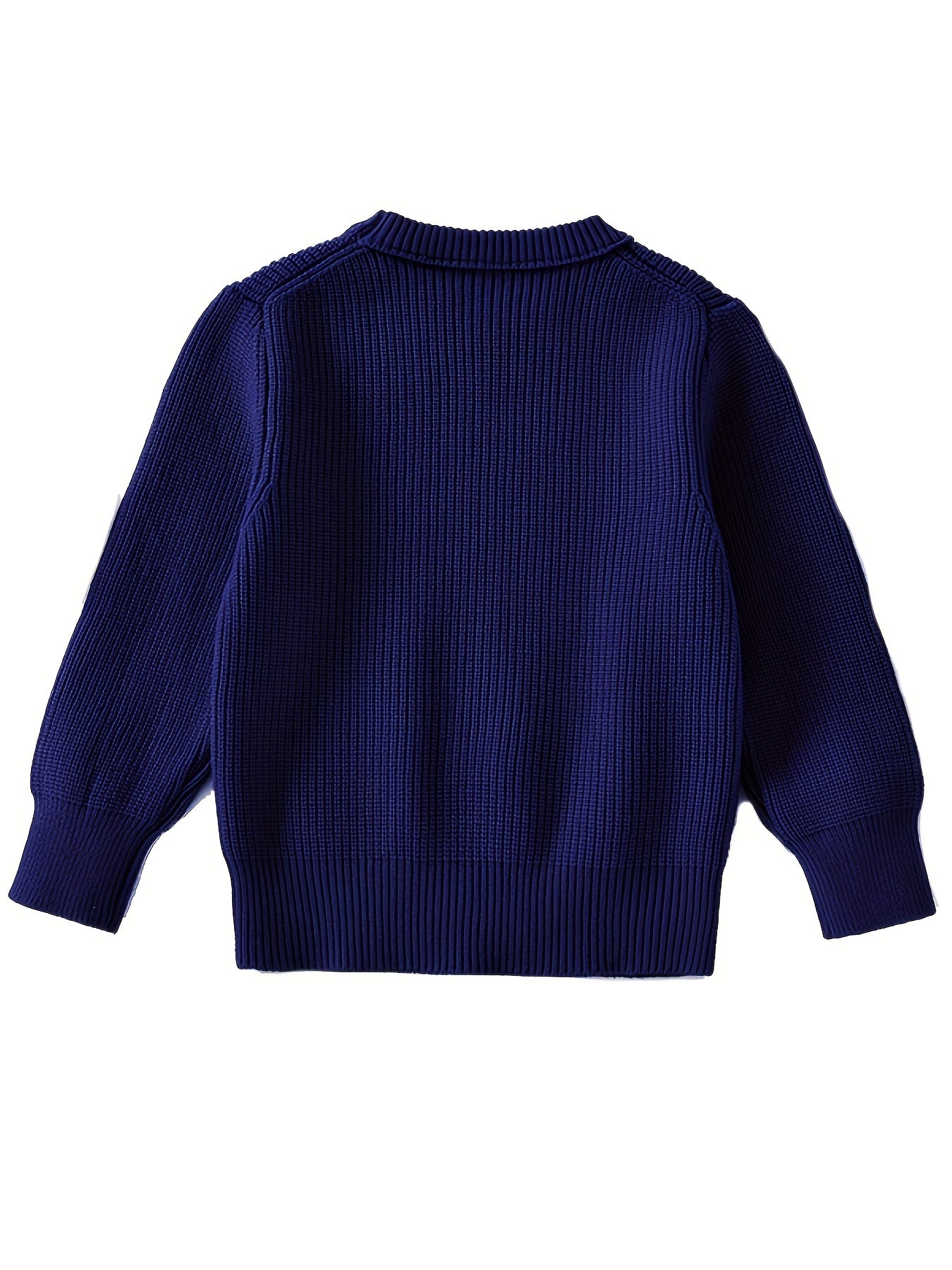 Boys Pullover Sweaters Kids Toddlers Long Sleeve Knit Bear Decor Sweaters