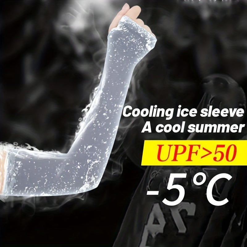Ice Sleeve Sunscreen Arm Guard UV Protection For Cycling
