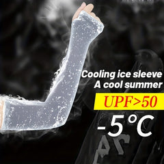 Ice Sleeve Sunscreen Arm Guard UV Protection For Cycling