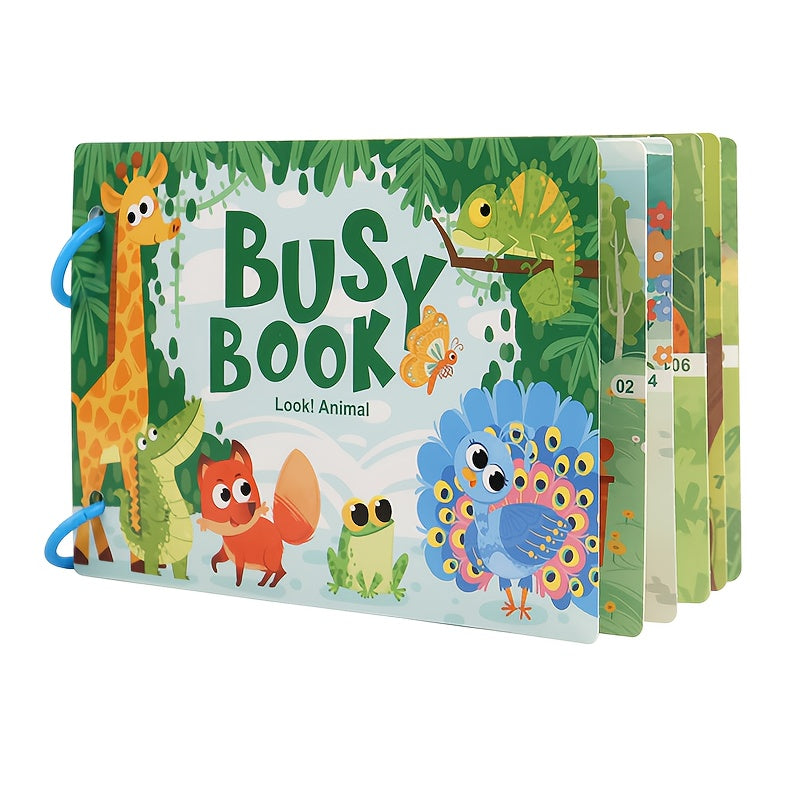 DIKOPUBBY Busy Book for Youngsters Interactive Early Learning Toy