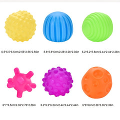 Soft Texture Sensory Ball Set for Youngsters - Safe PVC Material