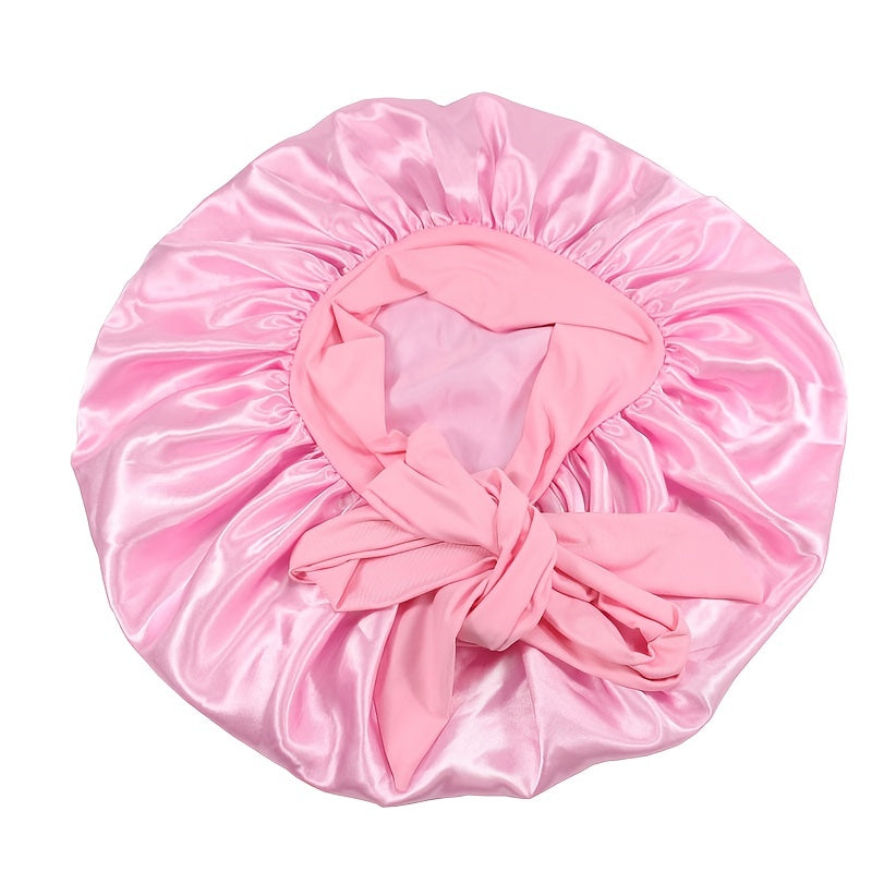 Silk Shower Caps For Women Night Cap Waterproof 