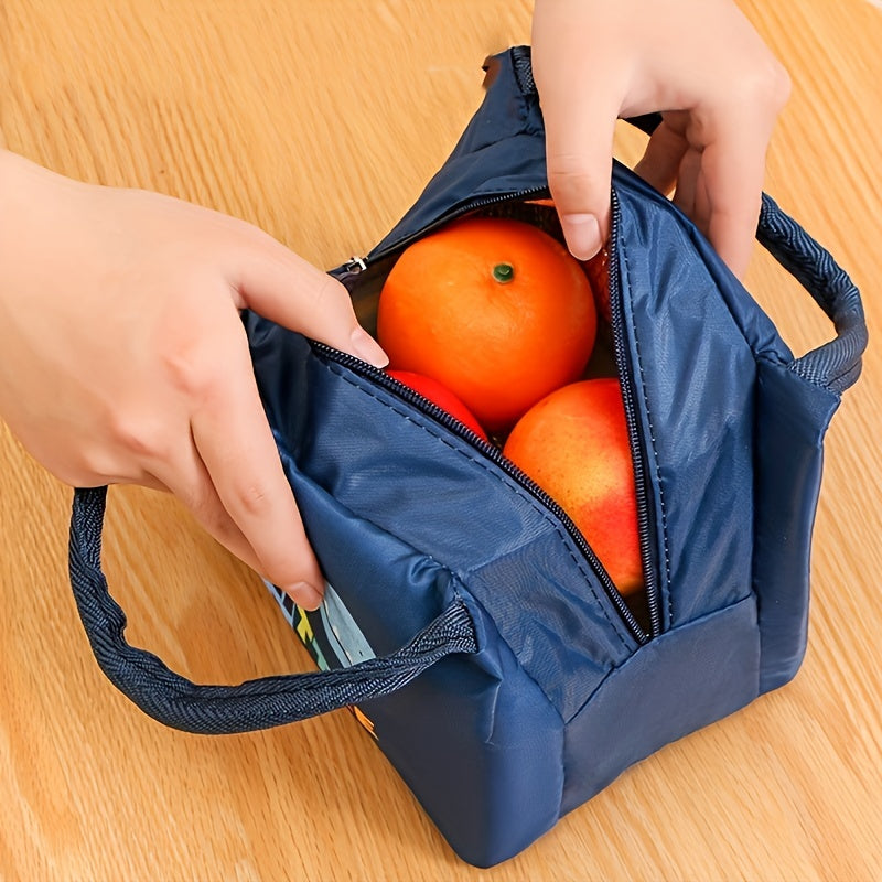 Cartoon Portable Lunch Box Insulated Bag For Work And School