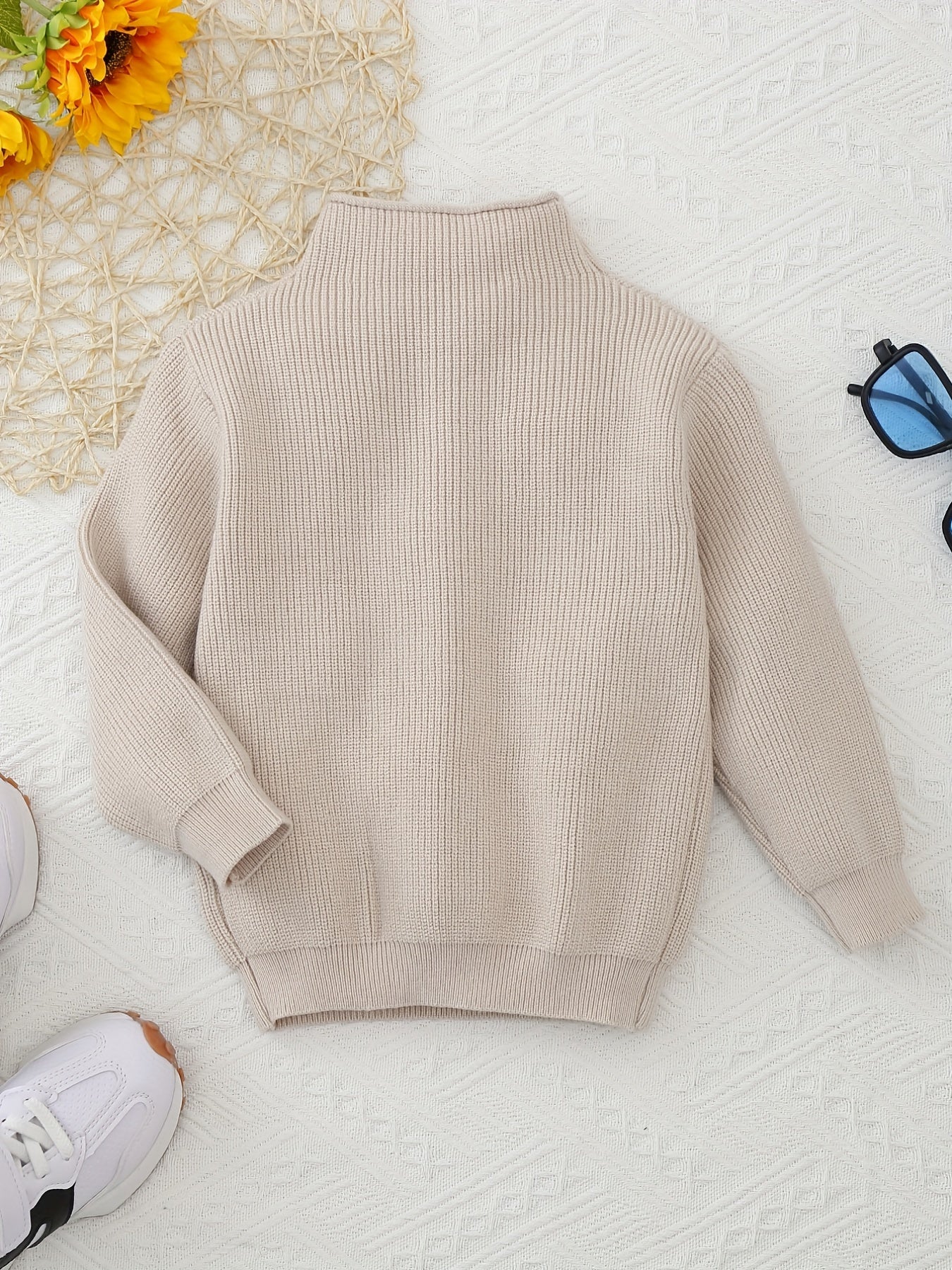 Boys Turtleneck Sweater Pullover for Kids