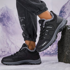 Plush Lined Furry Snow Boots Non Slip Snow Shoes