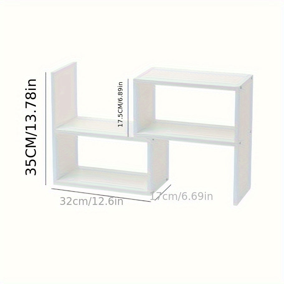Desktop Book Document Storage Box Rack Office Desk Storage