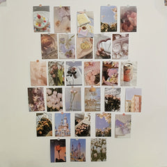 Small Fresh 30 Cards Postcard Art Poster Wall Decoration