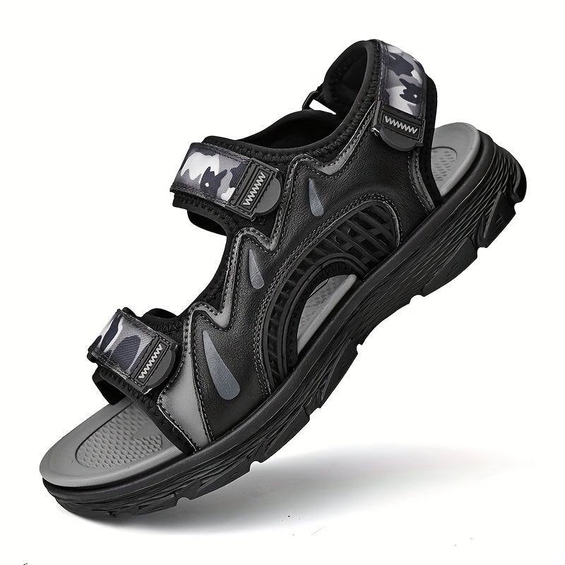 Men's Non-slip Camo Sandals Outdoor Hiking Beach Water Shoes