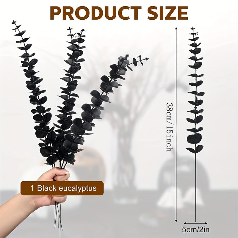 10pcs Eucalyptus Leaves for Home Decor and DIY Projects
