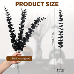 10pcs Eucalyptus Leaves for Home Decor and DIY Projects