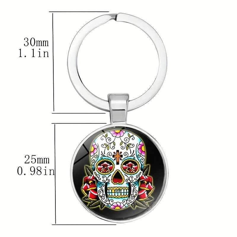 Skull Keychain Necklace Bag Charm Accessory Boys Girls