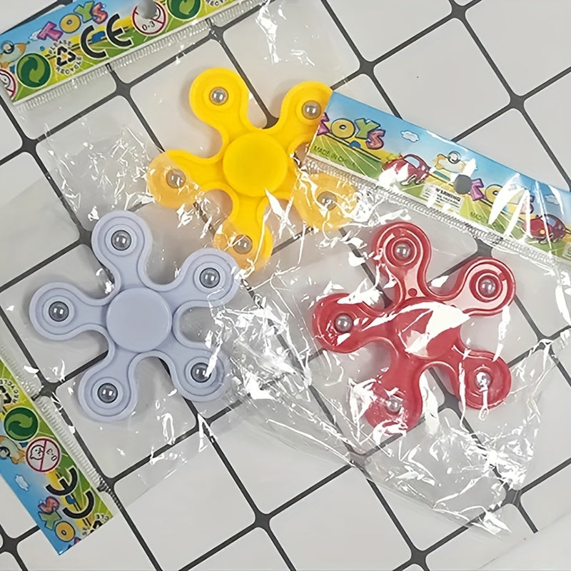 5 Pcs Fidget Spinner Toy Decompressing Toys Finger Toys Random Finger Spinners