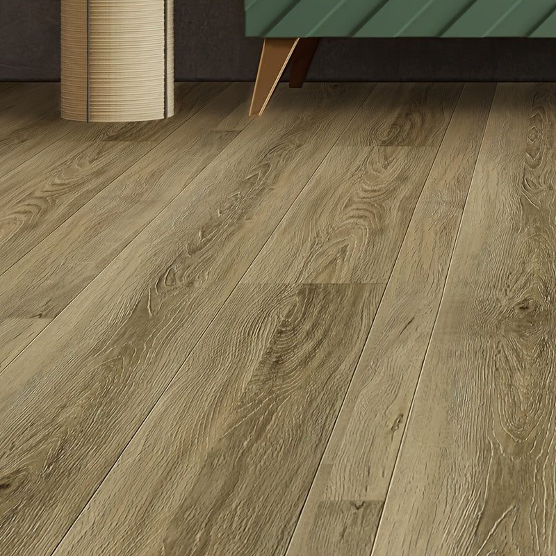 Brown Wood Grain Floor Stickers - Non-slip Waterproof Self-adhesive