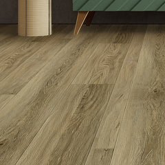 Brown Wood Grain Floor Stickers - Non-slip Waterproof Self-adhesive