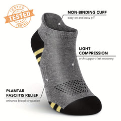Copper Compression Socks - Support Circulation Reduce Pain Running Plantar Fasci