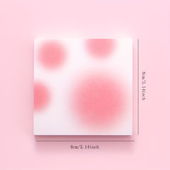 50 Sheets Pink Memo Pad Self Stick Tab Office School