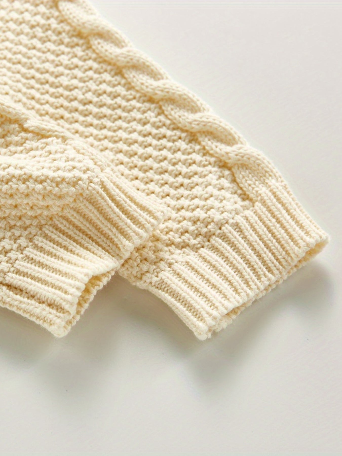 Baby Knit Bodysuit Button Down Short Sleeve Sweater Romper