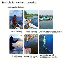 Visual Fish Finder with Ultra Definition Camera and Infrared Light