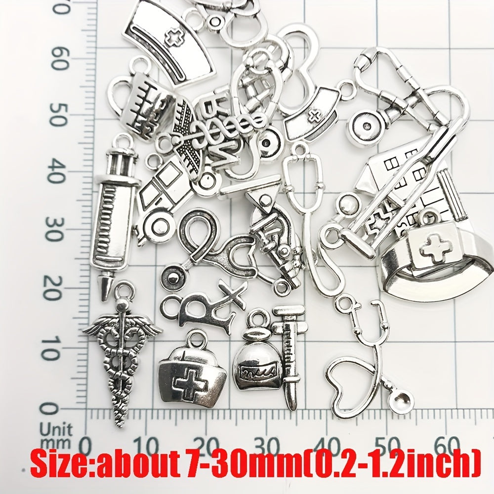 20pcs Tibetan Silver Metal Charms Pendants for Jewelry Making