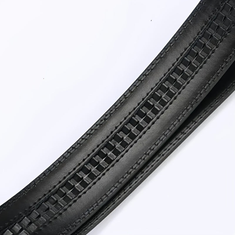Men's Casual PU Leather Auto Buckle Belt