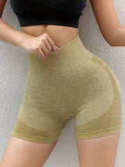 Women's High Waist Tummy Control Sports Shorts Quick Drying & Breathable