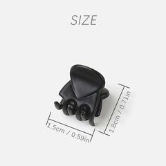 12pcs Mini Hair Claw Clips for Hairstyle Buns Strong Grip Multifunction Clamp