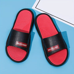 Men's Casual Non Slip Slides Open Toe Slippers for Indoor Outdoor