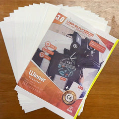 50 Laser No Cut Dark Thermal Transfer Paper A5 10 Sheets